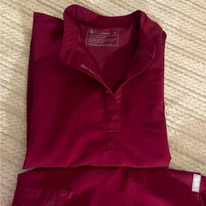 Figs Scrub set/ Burgundy